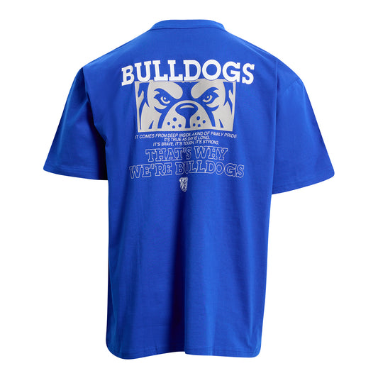 Canterbury-Bankstown Bulldogs Adult Heavy Weight Clip T-Shirt - View 1