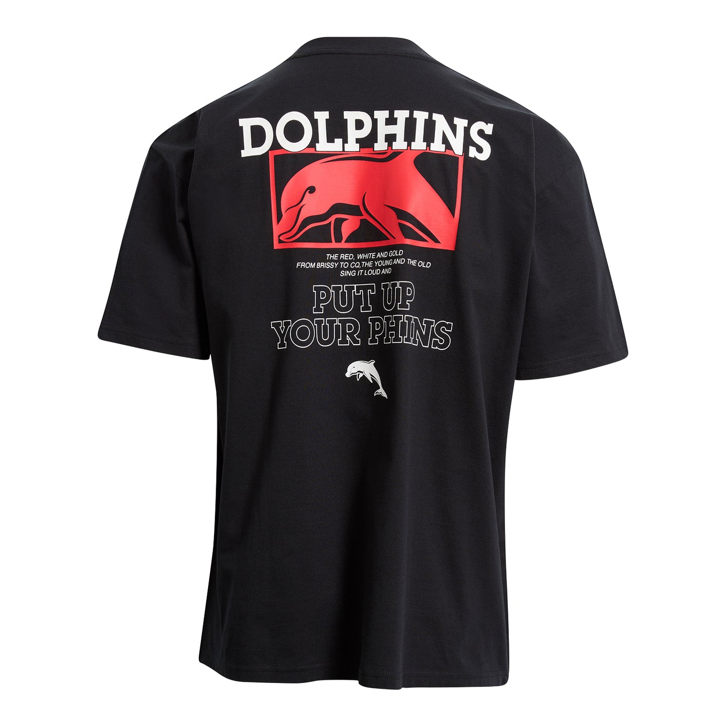 Dolphins Adult Heavy Weight Clip T-Shirt