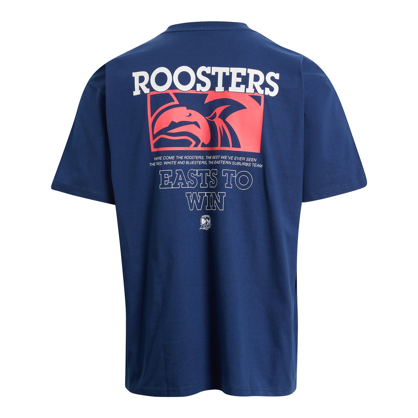 Sydney Roosters Adult Heavy Weight Clip T-Shirt