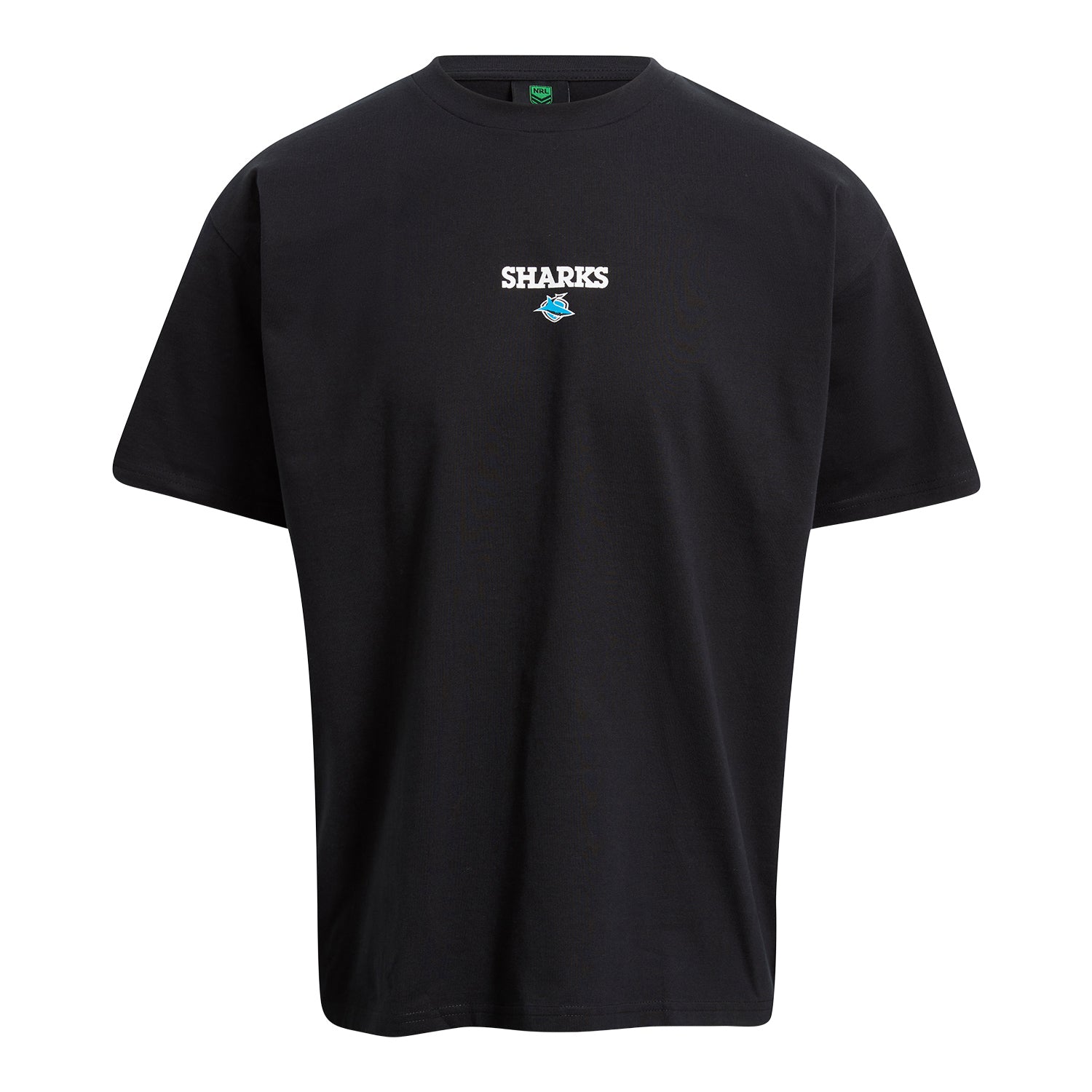 Cronulla-Sutherland Sharks Adult Heavy Weight Clip T-Shirt - View 2