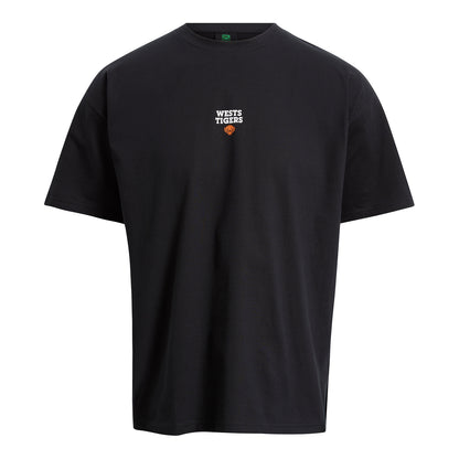 Wests Tigers Adult Heavy Weight Clip T-Shirt - View 2