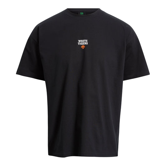 Wests Tigers Adult Heavy Weight Clip T-Shirt - View 2