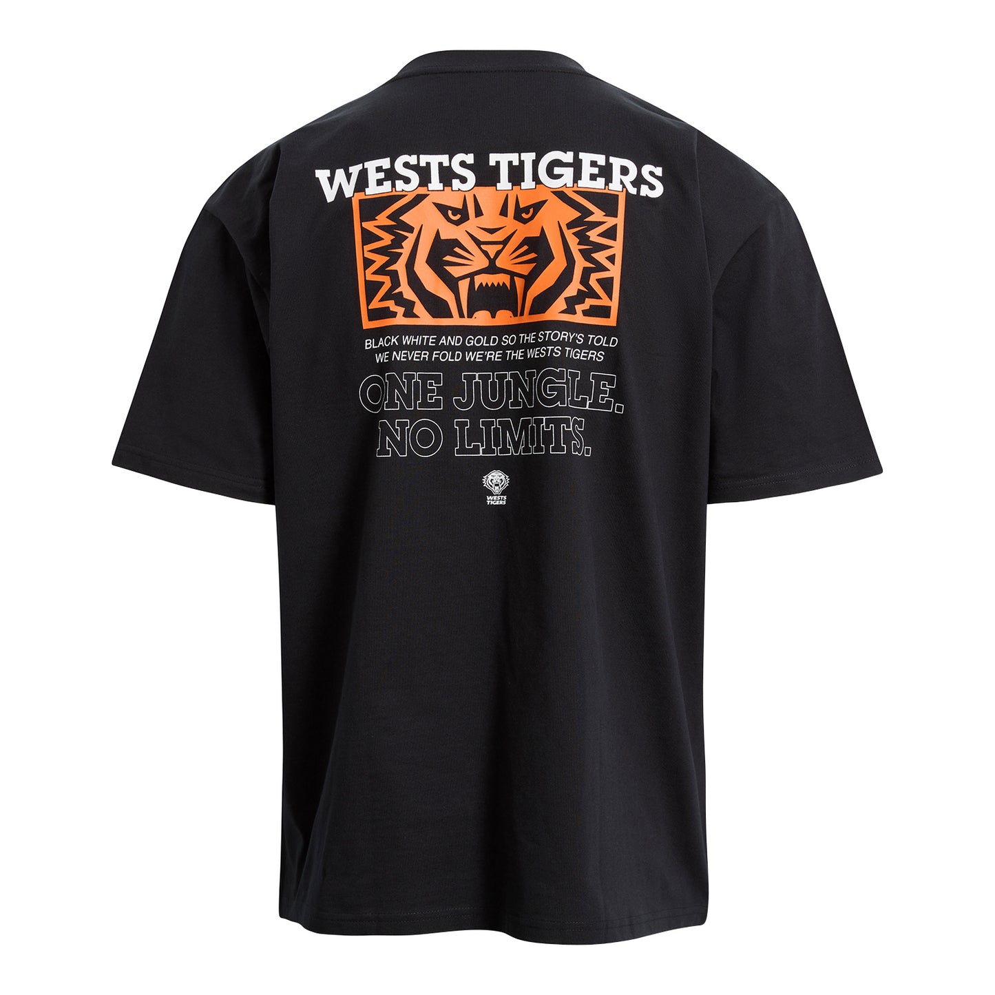 Wests Tigers Adult Heavy Weight Clip T-Shirt