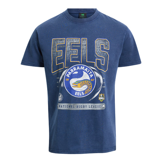 Parramatta Eels Adult Washed Vintage T-Shirt - View 1