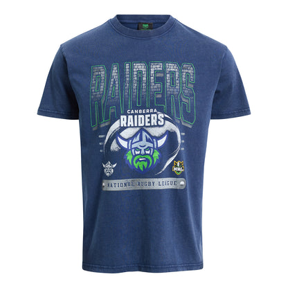 Canberra Raiders Adult Washed Vintage T-Shirt - View 1