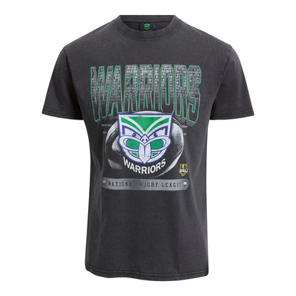 New Zealand Warriors Adult Washed Vintage T-Shirt - View 1