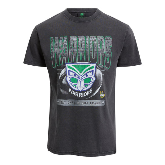 New Zealand Warriors Adult Washed Vintage T-Shirt - View 1