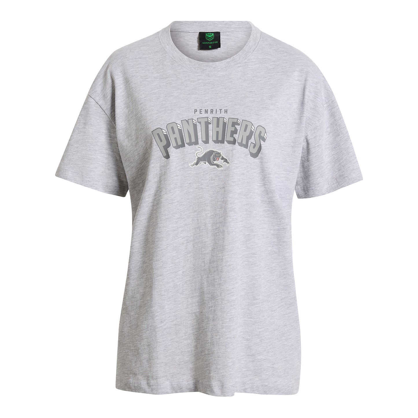Penrith Panthers Womens Shadow Text T-Shirt