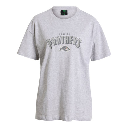 Penrith Panthers Womens Shadow Text T-Shirt - View 1