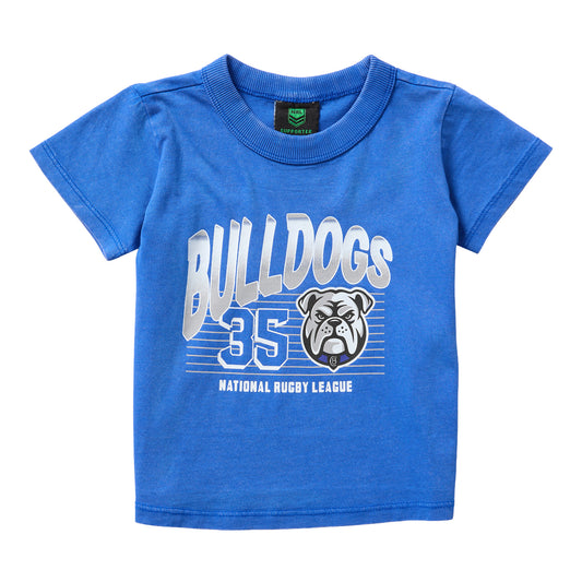 Canterbury-Bankstown Bulldogs Toddler Washed T-Shirt - View 1