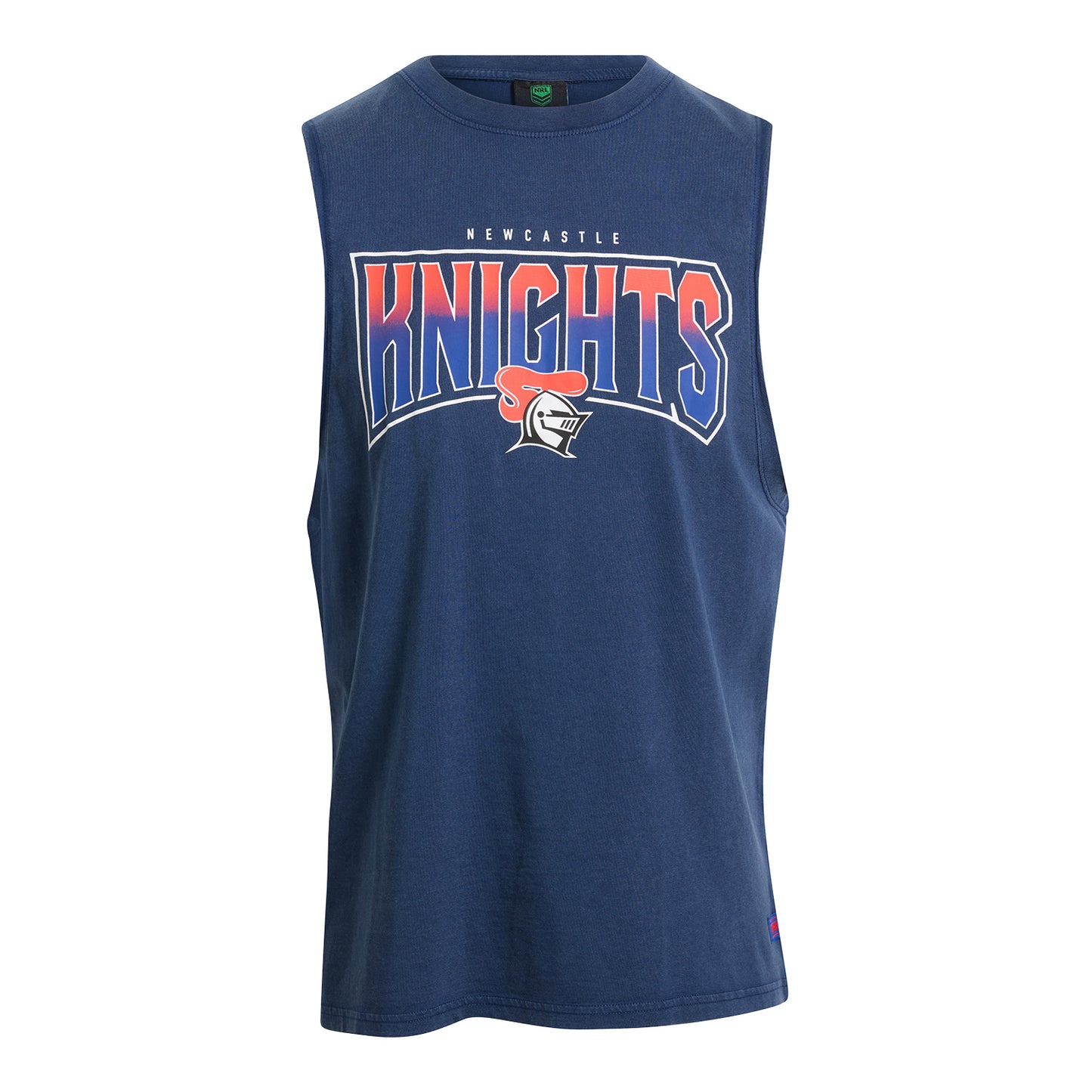 Newcastle Knights Adult Washed Muscle Tank