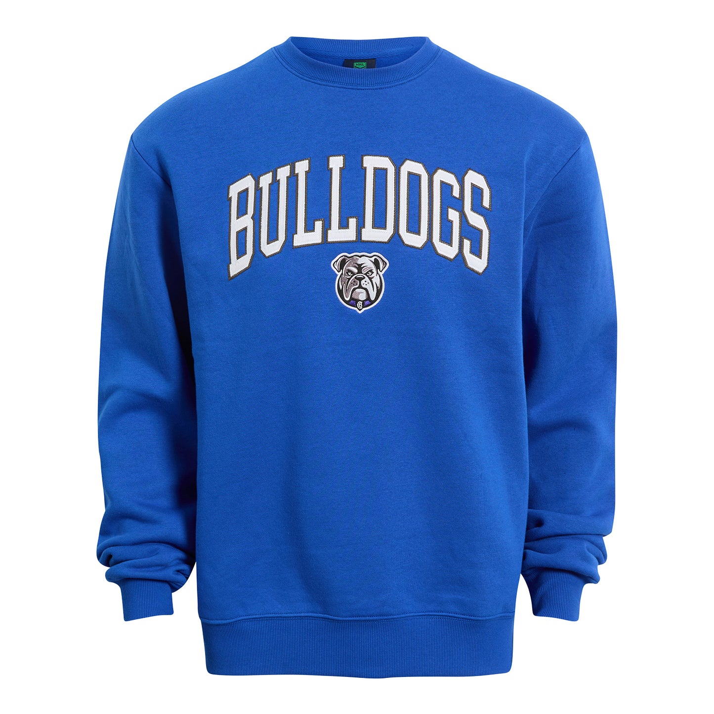 Canterbury-Bankstown Bulldogs Adult Stacked Fleece Crew