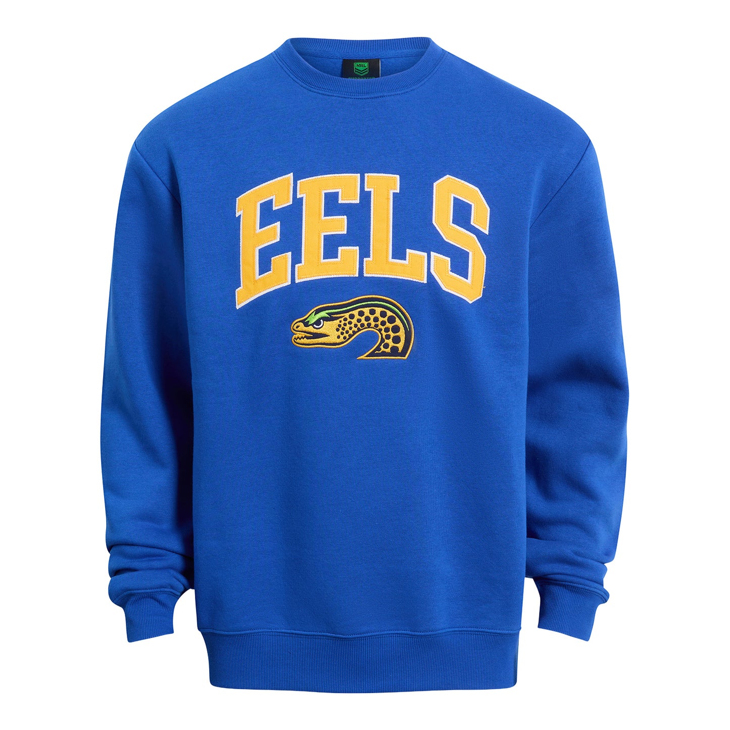 Parramatta Eels Adult Stacked Fleece Crew