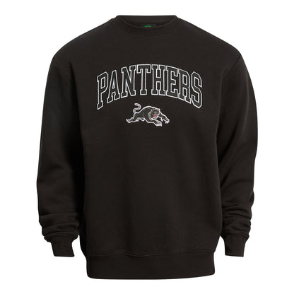 Penrith Panthers Adult Stacked Fleece Crew - View 1