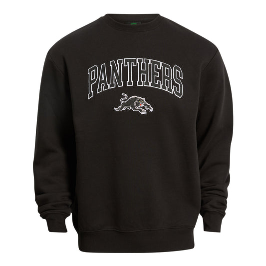 Penrith Panthers Adult Stacked Fleece Crew - View 1