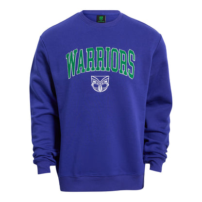 New Zealand Warriors Adult Stacked Fleece Crew - View 1
