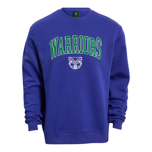 New Zealand Warriors Adult Stacked Fleece Crew - View 1