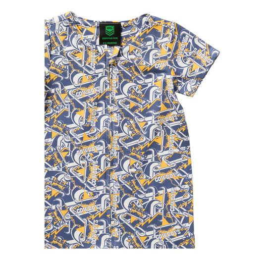 North Queensland Cowboys Baby Romper & Bib Pack - View 2