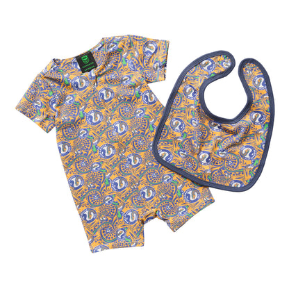 Parramatta Eels Baby Romper & Bib Pack - View 1