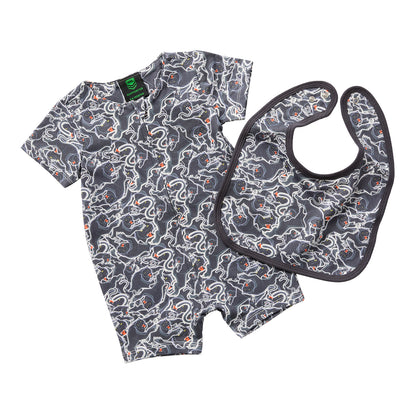 Penrith Panthers Baby Romper & Bib Pack - View 1