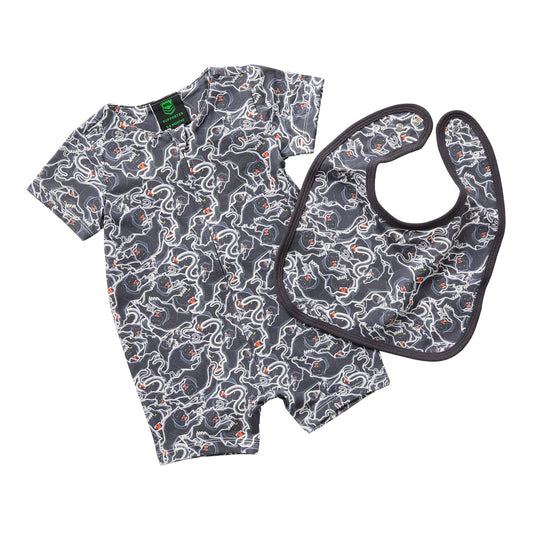 Penrith Panthers Baby Romper & Bib Pack - View 1