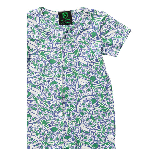 New Zealand Warriors Baby Romper & Bib Pack - View 2