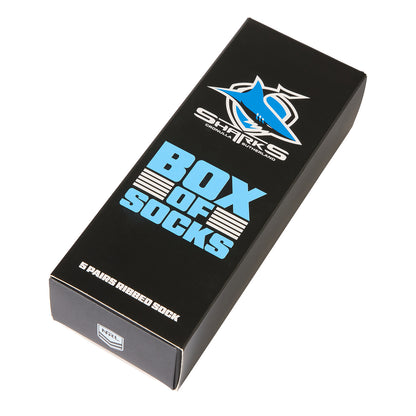 Cronulla-Sutherland Sharks Everyday Box Of Socks - View 2