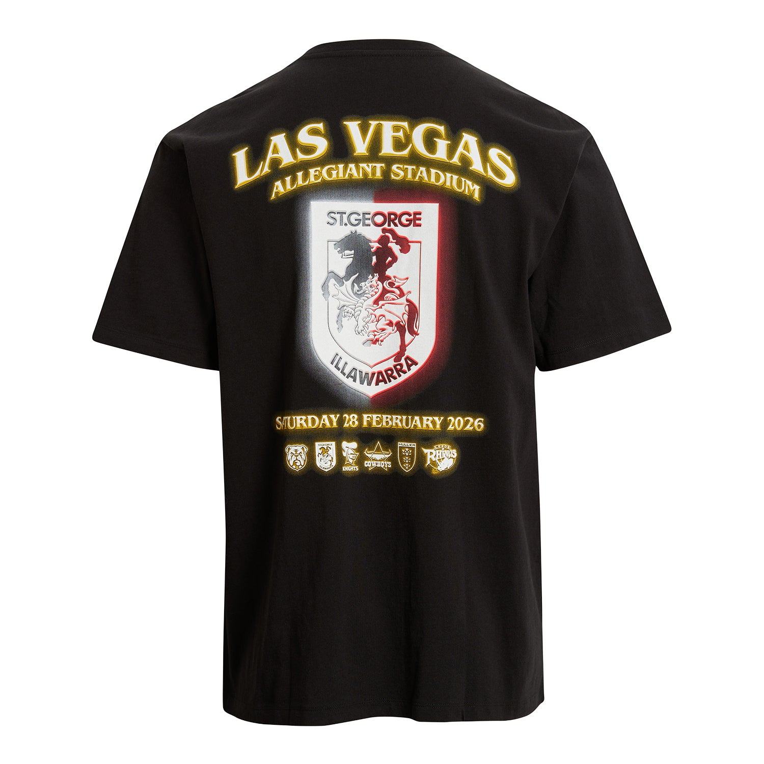 St George Illawarra Dragons Vegas 2026 Adult Tee – NRL Shop