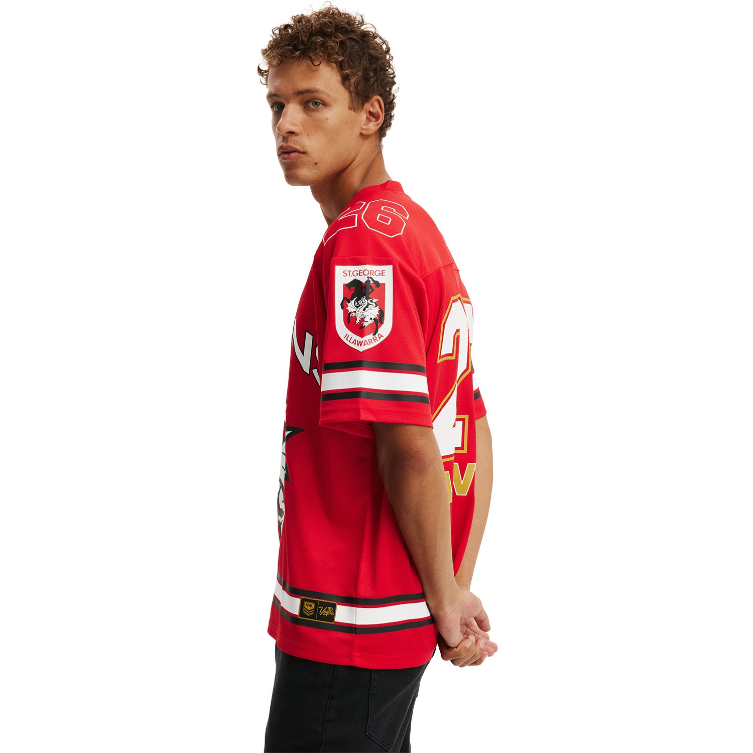 St George Illawarra Dragons Vegas 2026 Gridiron Shirt - Pre-order Shipping September - View 5