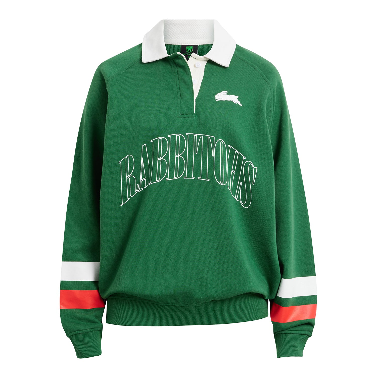 South Sydney Rabbitohs Womens Rugby Polo Fleece - View 1