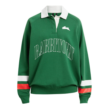 South Sydney Rabbitohs Womens Rugby Polo Fleece - View 1