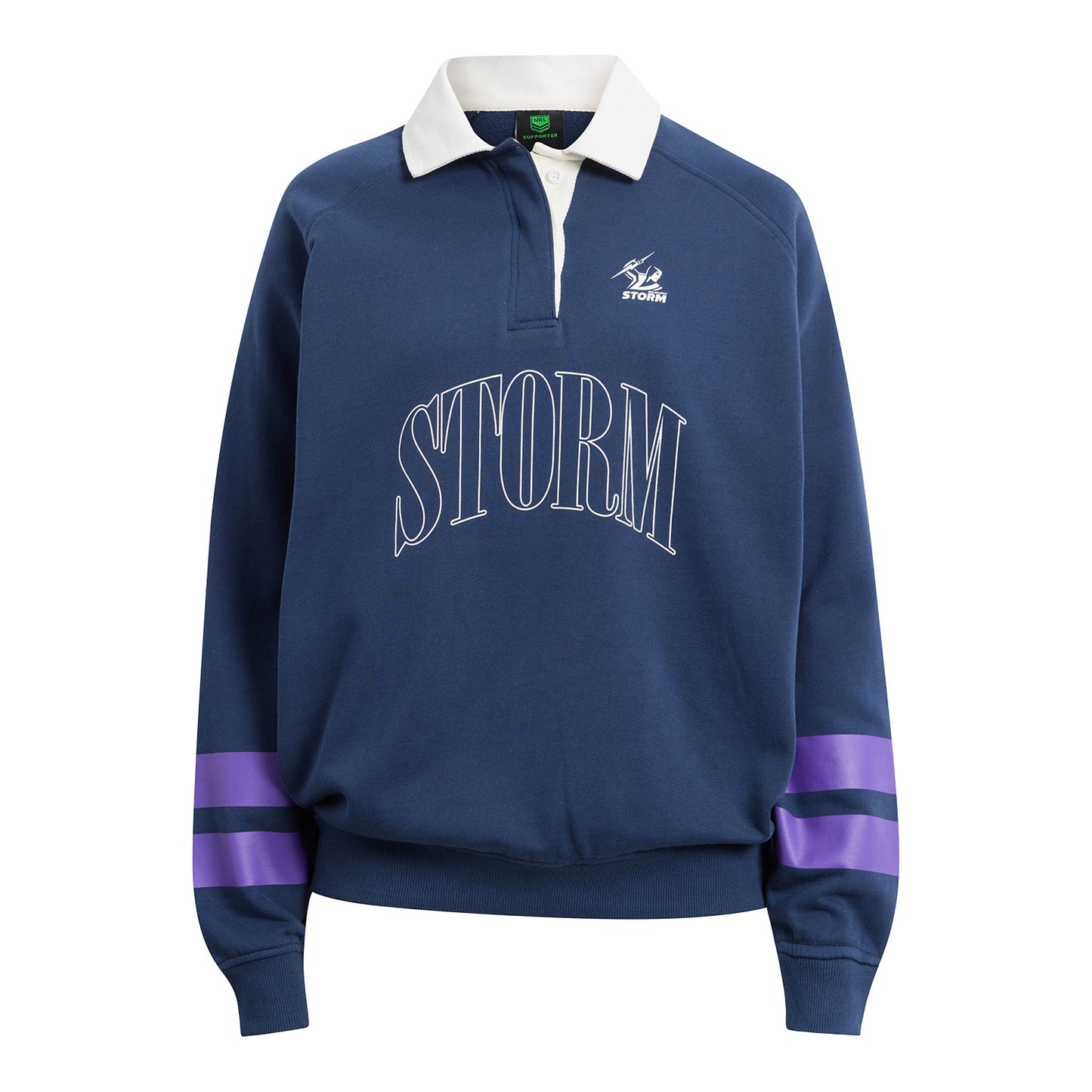 Melbourne Storm Ladies Rugby Polo Fleece