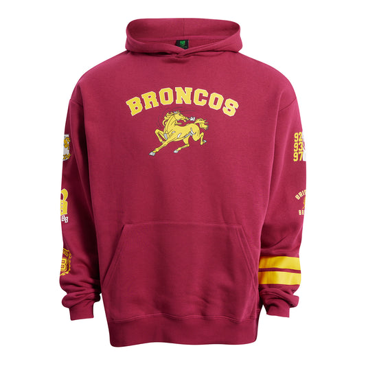 Brisbane Broncos Mens Club Hoodie - View 1