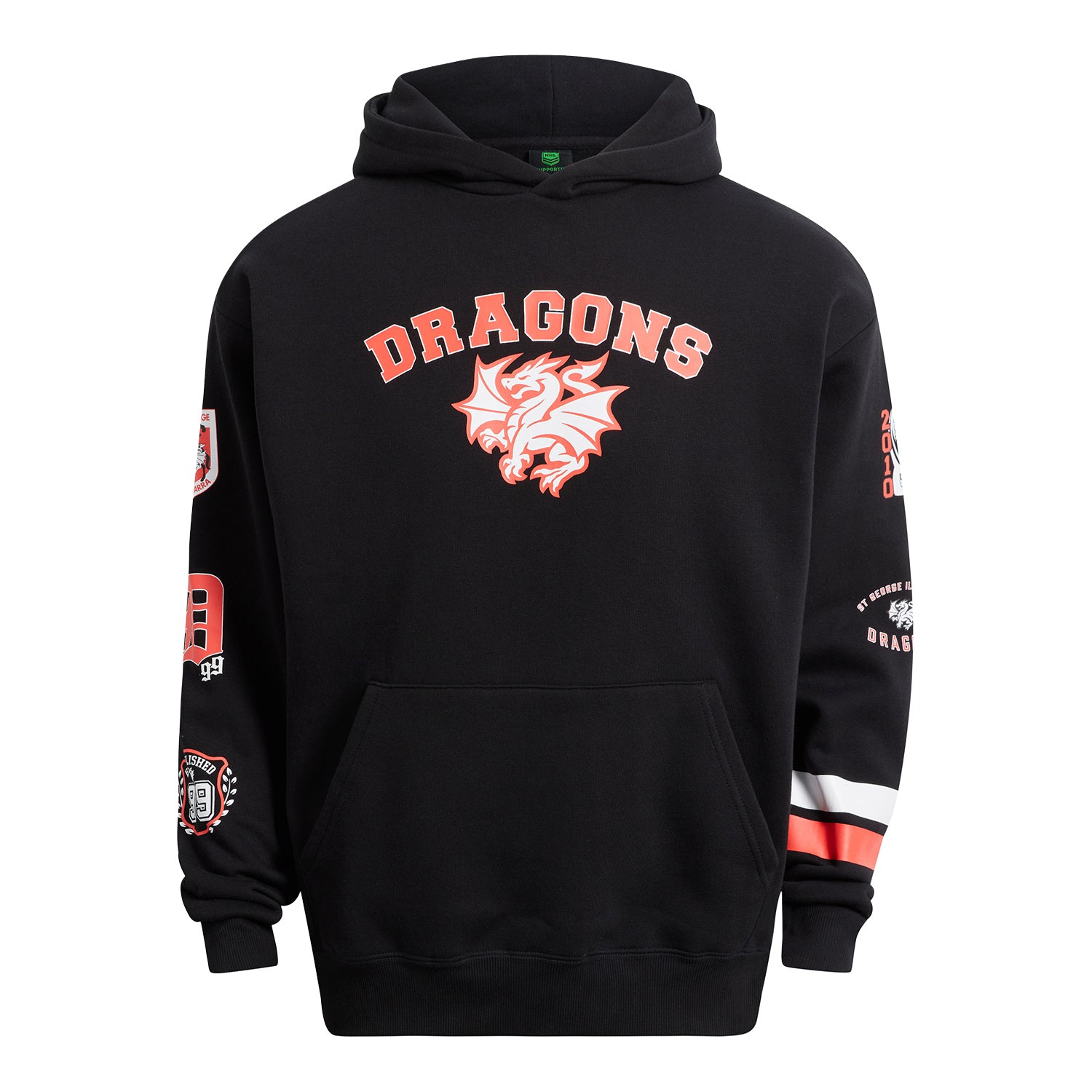 St George Illawarra Dragons Mens Club Hoodie - View 1