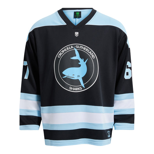 Cronulla-Sutherland Sharks Adult Hockey Long Sleeve - View 1