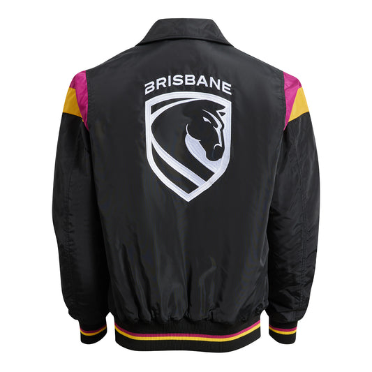 Brisbane Broncos Adult Baseball Jacket - View 2