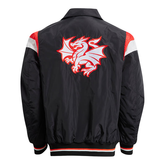 St George Illawarra Dragons Adult Baseball Jacket - View 2
