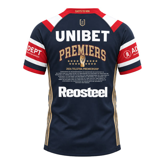 Sydney Roosters Mens 2026 Adidas Premiership Replica Jersey - View 2