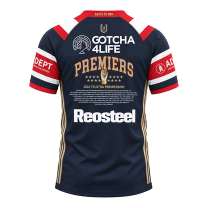 Sydney Roosters Youth 2026 Adidas Premiership Replica Jersey - Pre-Order - View 2