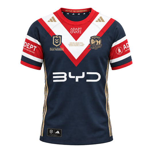 Sydney Roosters Youth 2026 Adidas Premiership Replica Jersey - Pre-Order - View 1