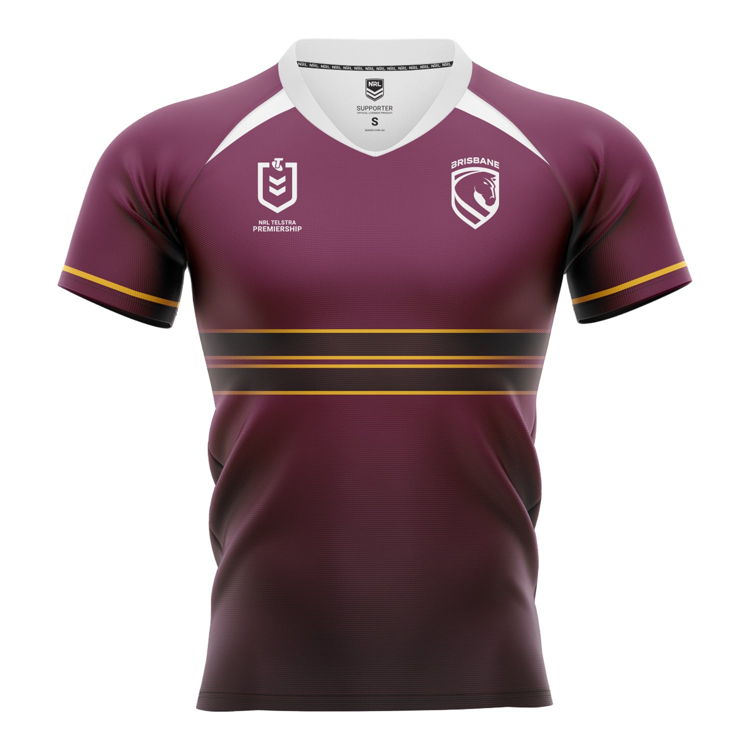 Brisbane Broncos Youth Supporter Home Jersey - View 1