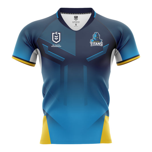 Gold Coast Titans Youth Supporter Home Jersey - View 1