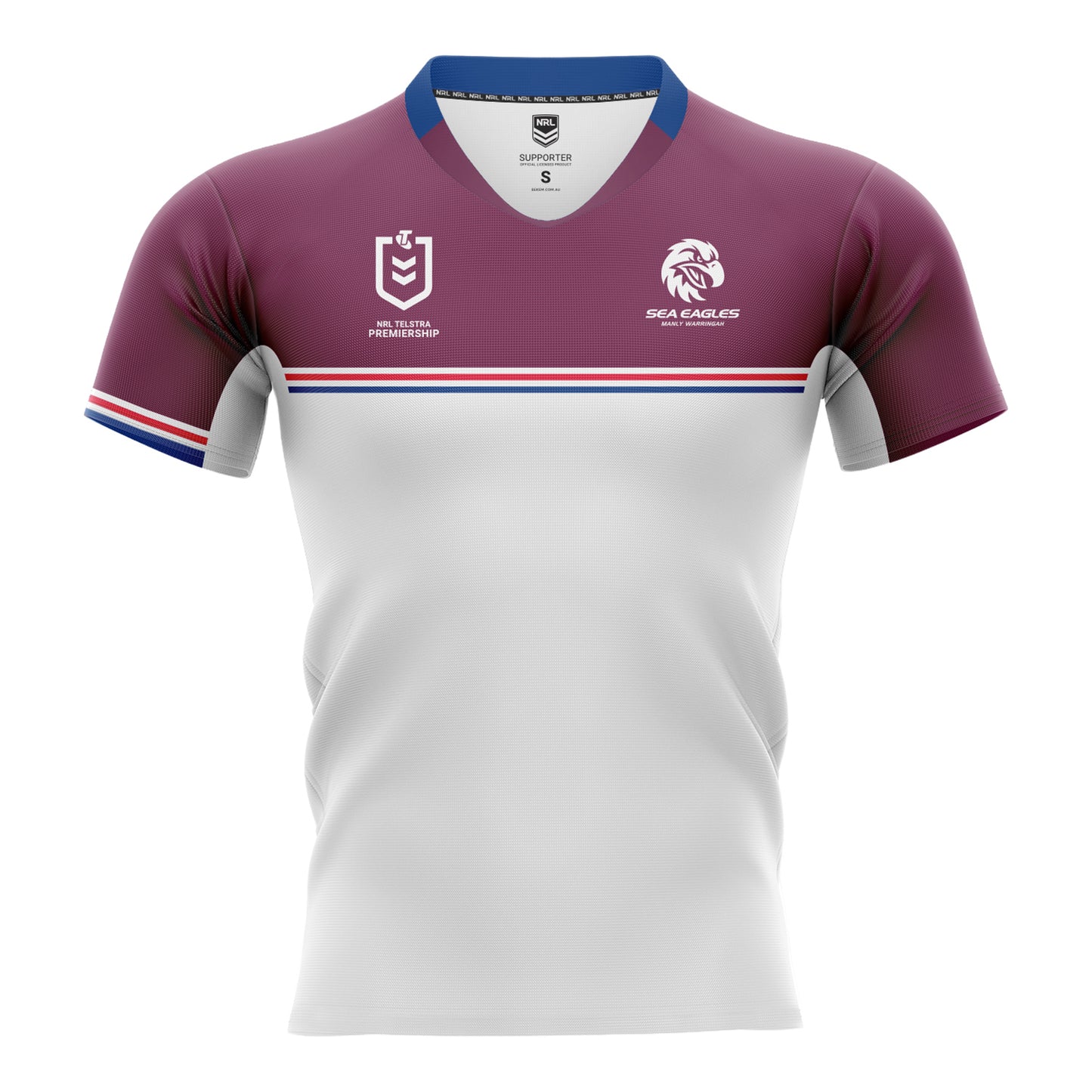 Manly Warringah Sea Eagles Adult Supporter Home Jersey