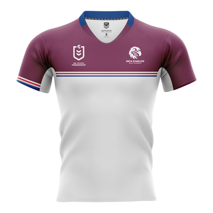 Manly Warringah Sea Eagles Adult Supporter Home Jersey - View 1