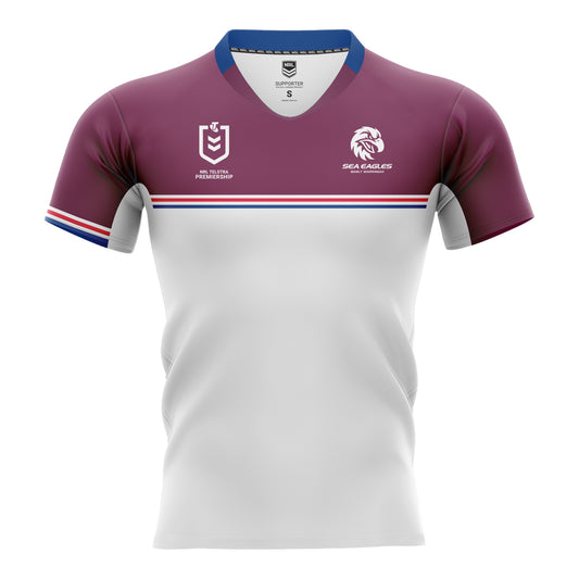 Manly Warringah Sea Eagles Youth Supporter Home Jersey - View 1