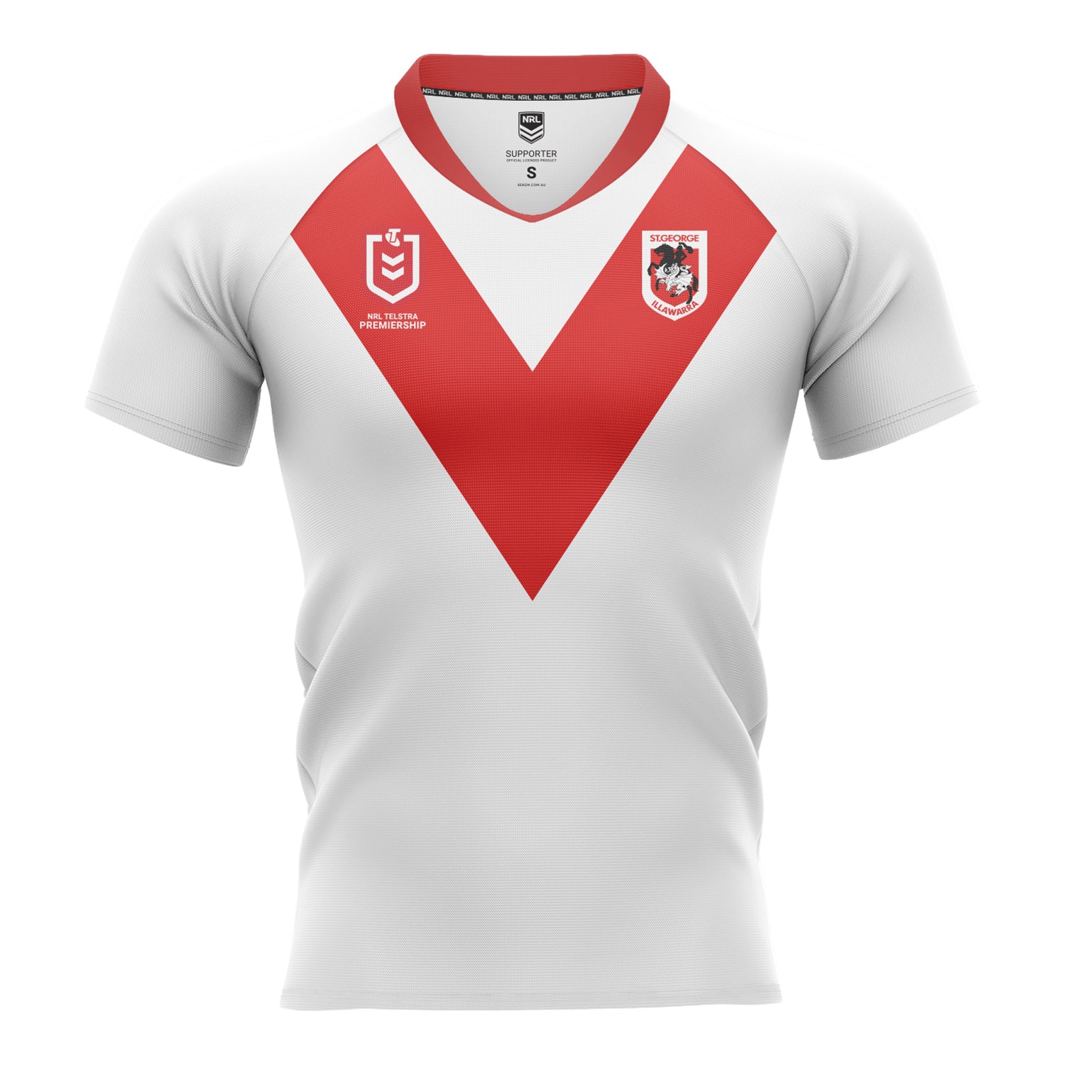 St George Illawarra Dragons Youth Supporter Home Jersey - View 1