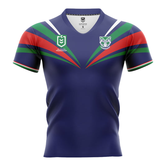 New Zealand Warriors Youth Supporter Home Jersey - View 1