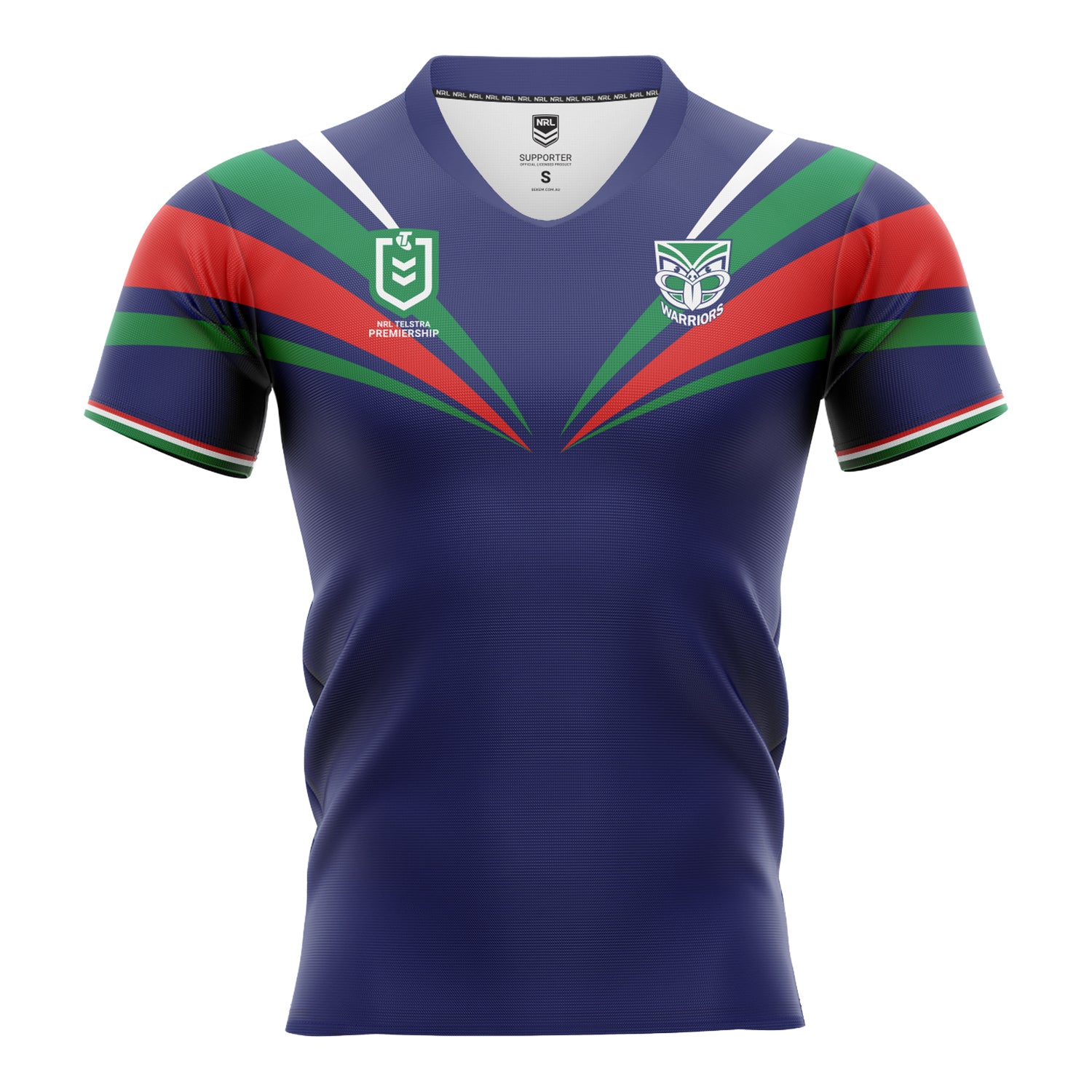 New Zealand Warriors Adult Supporter Home Jersey - View 1