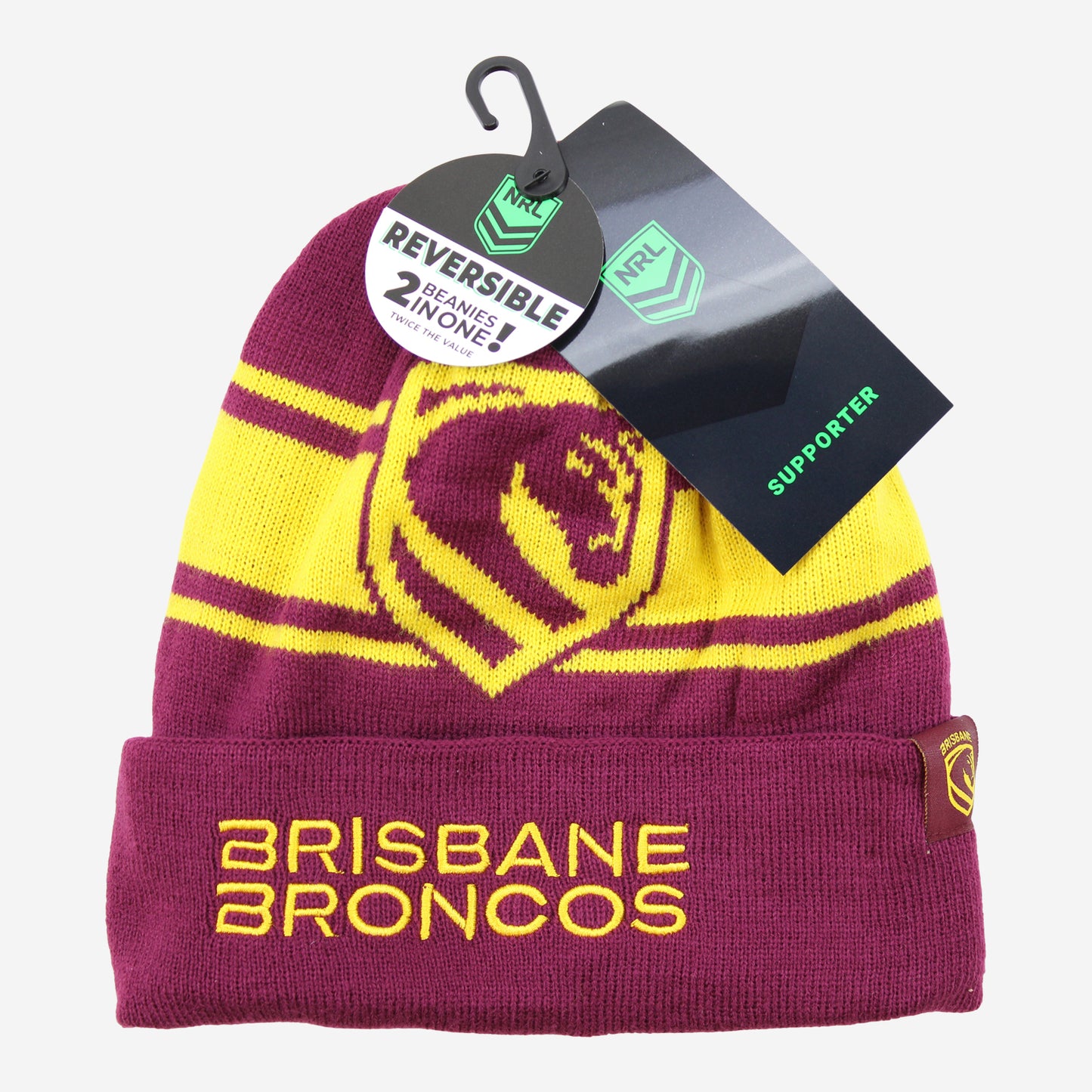 Brisbane Broncos Transform Reversible Beanie