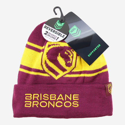 Brisbane Broncos Transform Reversible Beanie - View 6